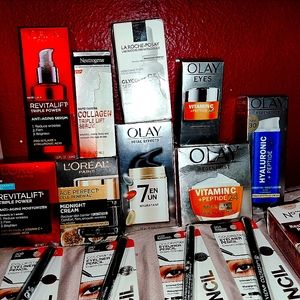 Olay face cream ect.. makeup